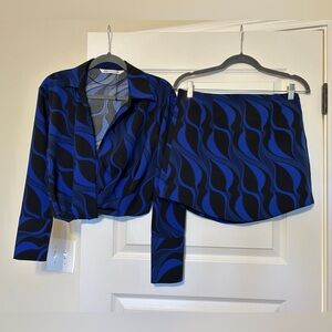 Zara Retro blue set